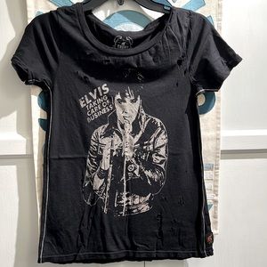 Elvis black Distressed Vintage Trunk LTd Taking care of business SZ small rare